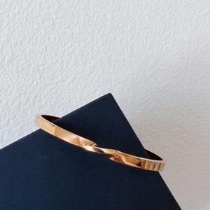 MVMT Rose Gold Twist Cuff
